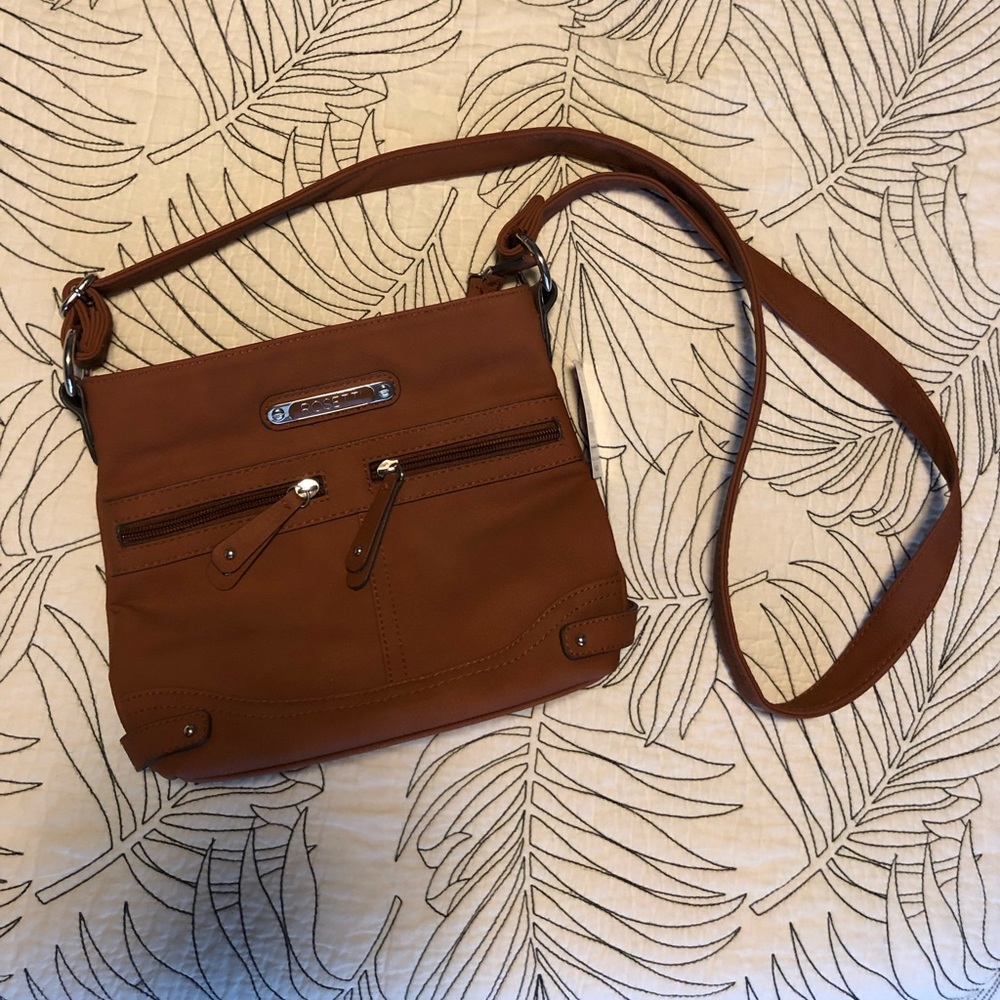 Red/brown crossbody bag NWT